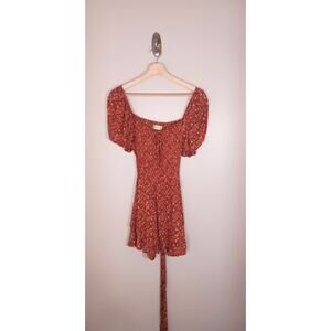 Altar'd‎ State Boho Floral Cottagecore Belted Women's Romper Size L